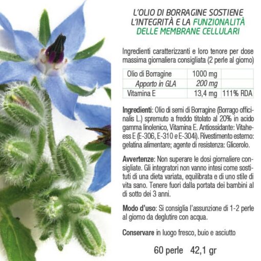 Olio di Borragine | Integratore in perle