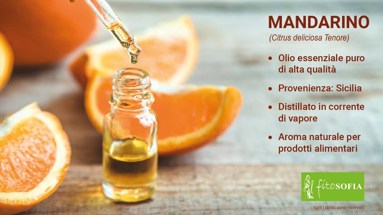 Mandarino olio essenziale migliore qualità