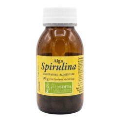 Compresse di alga Spirulina Fitosofia in barattolo di vetro, 180 compresse da 500 mg