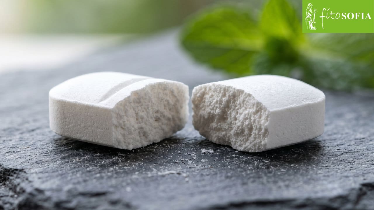 Compresse bipartite di magnesio citrato puro ad alto assorbimento.