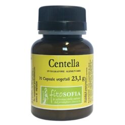Flacone dell'integratore di Centella asiatica pura in capsule vegetali Fitosofia®.