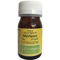 Flacone integratore olio di fegato di Merluzzo Fitosofia