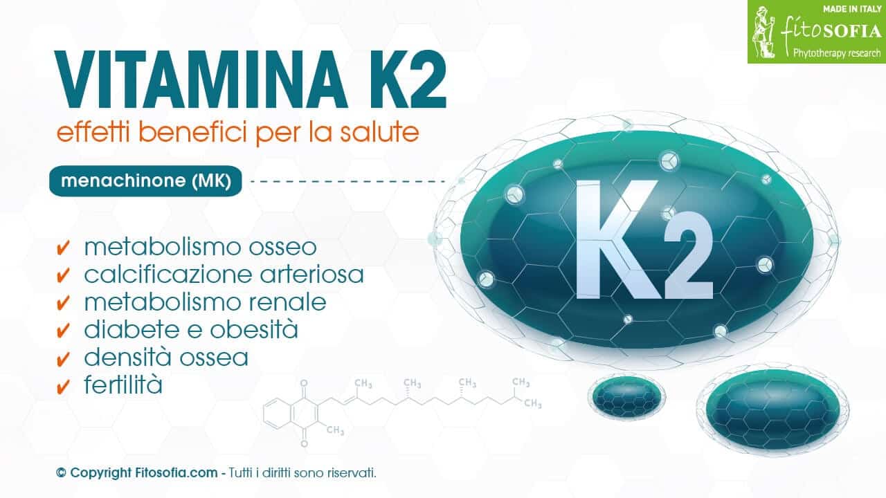 Vitamina K2 effetti benefici