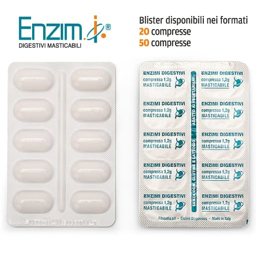 Blister degli enzimi digestivi