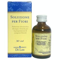 Flacone da 30ml con contagocce contenente una miscela personalizzata di Fiori di Bach.